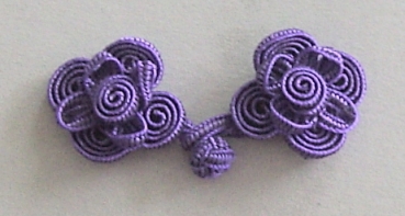 Posamentenverschluß violett
