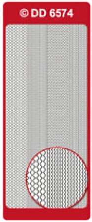 Reddy Stickerbogen 10 x 23 cm Rahmen Multiwellen gold