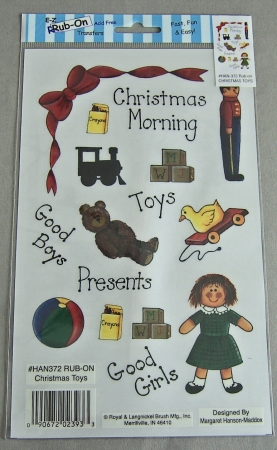 RUBBELBILDER Christmas Toys