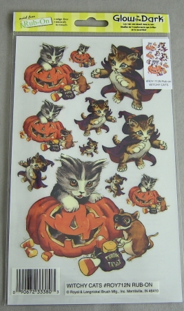 RUBBELBILDER Witchy Cats