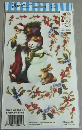 RUBBELBILDER Santa Friends