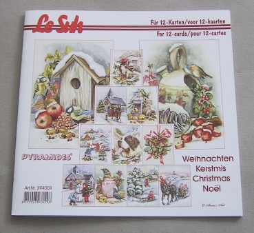 Le Suh Buch für 12 Karten Pyramidentechnik Weihnachten I