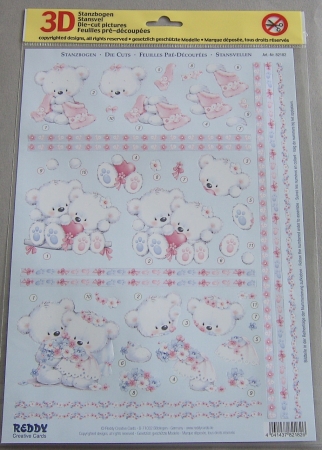 3D Stanzbogen Bärchen III