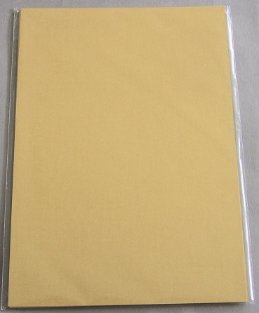 Satinkarton A4  310 Gramm beidseitig satiniert gold matt