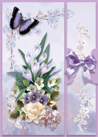 Preview: Reddy Cards Bastelmappe Rosenpracht