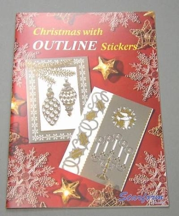 Buch Christmas with Outline Stickers
