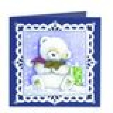 Preview: Reddy 3D Stanzbogen Kleiner Eisbär