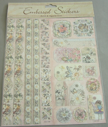 Le Suh Geprägte Sticker Blumenkinder