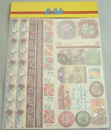 Le Suh Geprägte Sticker Oriental
