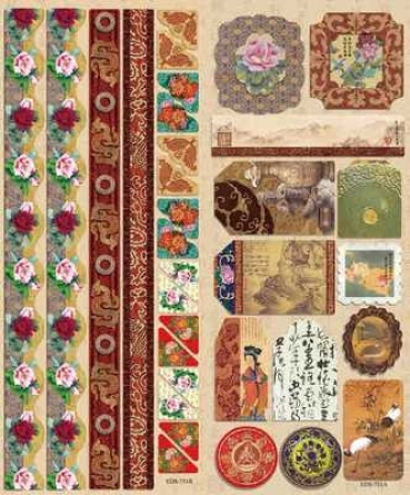 Preview: Le Suh Geprägte Sticker Oriental