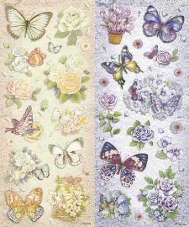 Preview: Le Suh Geprägte Sticker Schmetterling