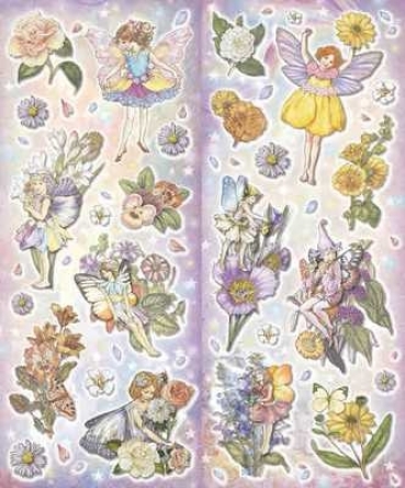 Preview: Le Suh Geprägte Sticker Blumenkinder
