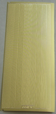Konturensticker Borte VII gold
