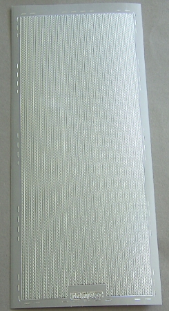 Konturensticker Borte IX silber