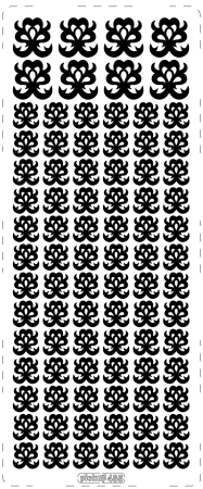 Preview: Konturensticker Borte XVII gold