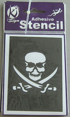 Schablone Piraten 7 x 10 cm
