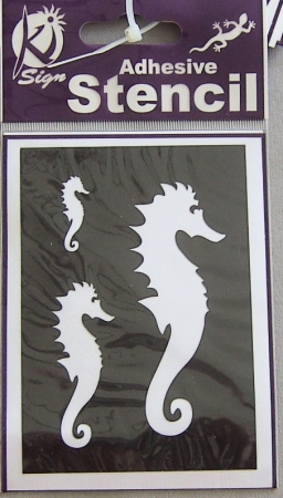 Schablone Sea Horse 7 x 10 cm