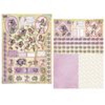 Reddy Cards Dufex Stanzbogen Heliotrope & Wild Cherry (Flower Fairies)