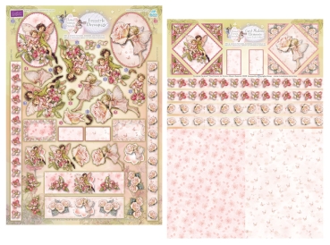 Reddy Cards Dufex Stanzbogen Apple Blossom & Rose (Flower Fairies)