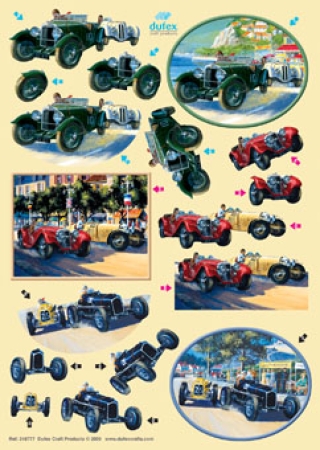 Dufex 3 D Stanzbogen Oldtimer