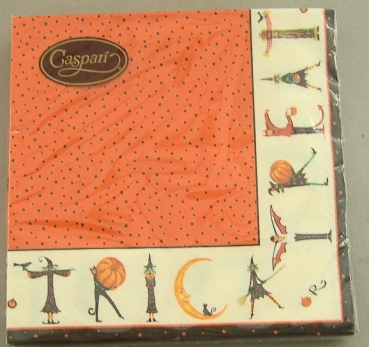 Caspari Lunch Serviette pro Stück Trick or Treat