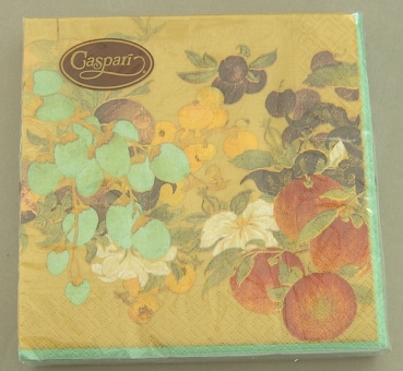 Caspari Lunch Serviette pro Stück Fruits and Flowers