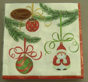 Caspari Lunch Serviette pro Stück Karen's Ornaments