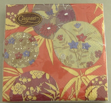 Caspari Lunch Serviette pro Stück Kimono spice
