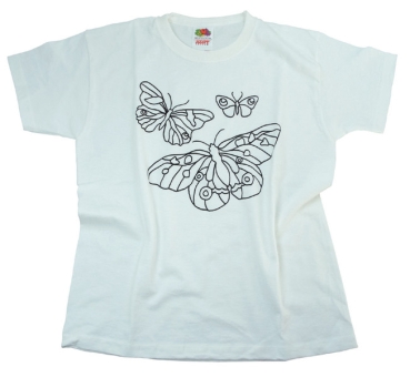 Javana T-Shirt bedruckt Schmetterlinge Gr. 128