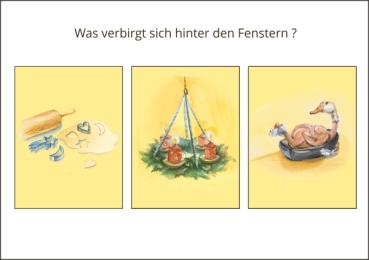Preview: Miniadventskalender mit Umschlag Leipzig Rathaus