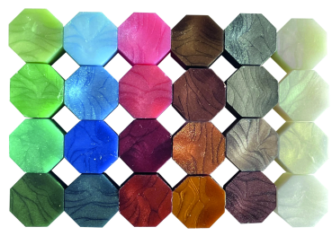 Preview: Aladine Wax Flowers Box mit 24 Stück