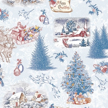 Ambiente Lunch Serviette 33 x 33 cm pro Stück Nostalgic Christmas