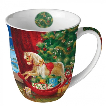 Ambiente Mug Tasse 0,4 l Wooden Rocking Horse