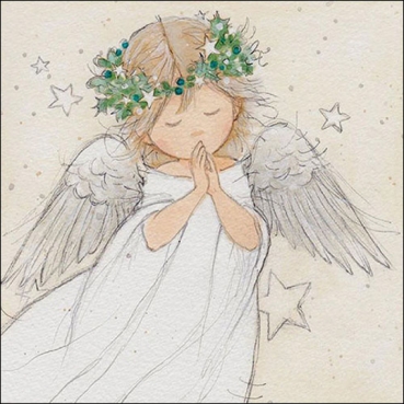 Ambiente Lunch Serviette 33 x 33 cm pro Stück Praying Angel