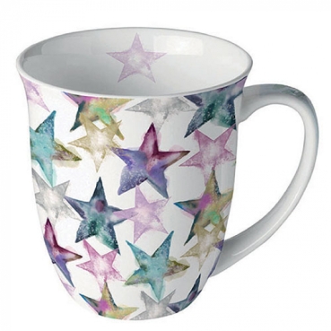 Ambiente Mug Tasse 0,4 l Watercolour Stars