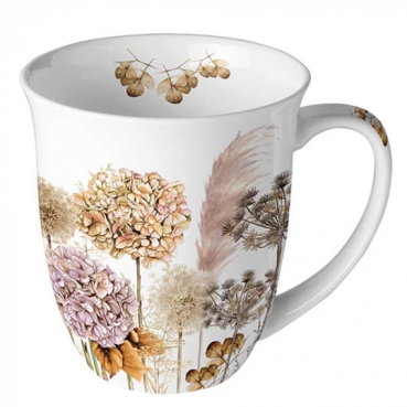 Ambiente Mug Tasse 0,4 l Dried Flowers
