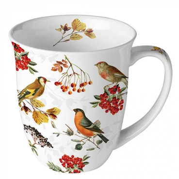 Ambiente Mug Tasse 0,4 l Autumn Birds