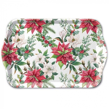 Ambiente Tablett 13 x 21 cm Christmas Florals