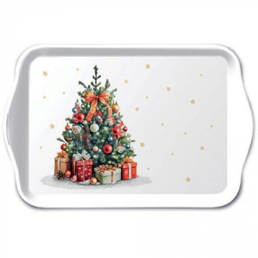 Ambiente Tablett 13 x 21 cm Decorated Christmas Tree