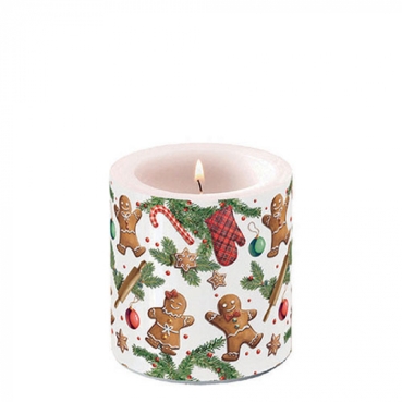 Ambiente Candle Kerze small Gingerbread Cookies