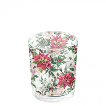 Ambiente Tea Light Holder Christmas Florals