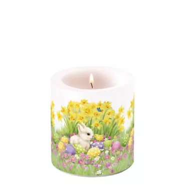 Ambiente Candle Kerze small Easter Friends