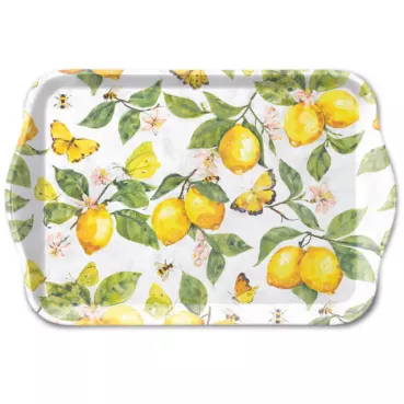 Ambiente Tablett 13 x 21 cm Fresh Lemons White