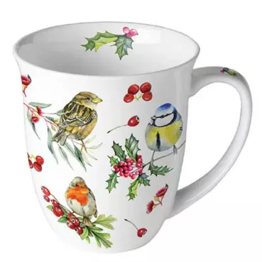 Ambiente Mug Tasse 0,4 l Birds in Winter
