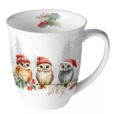 Ambiente Mug Tasse 0,4 l Wise Owls