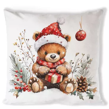Ambiente Kissenhülle Cushion Cover 40 x 40 cm Teddy's Gift White
