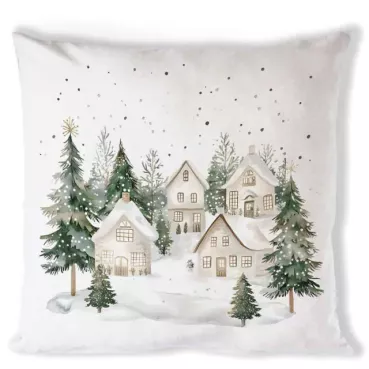 Ambiente Kissenhülle Cushion Cover 40 x 40 cm Snowy Houses
