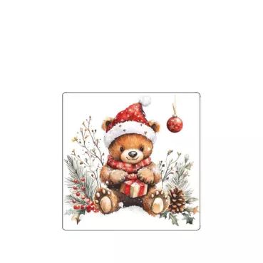 Ambiente Coaster Untersetzer Teddy's Gift White