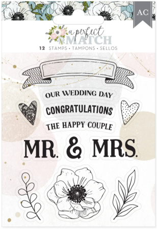 Preview: American Crafts A Perfect Match Acrylic Stamps