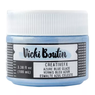 American Crafts Vicki Boutin Discover + Create Creativefx Azure Blue Glaze 100 ml